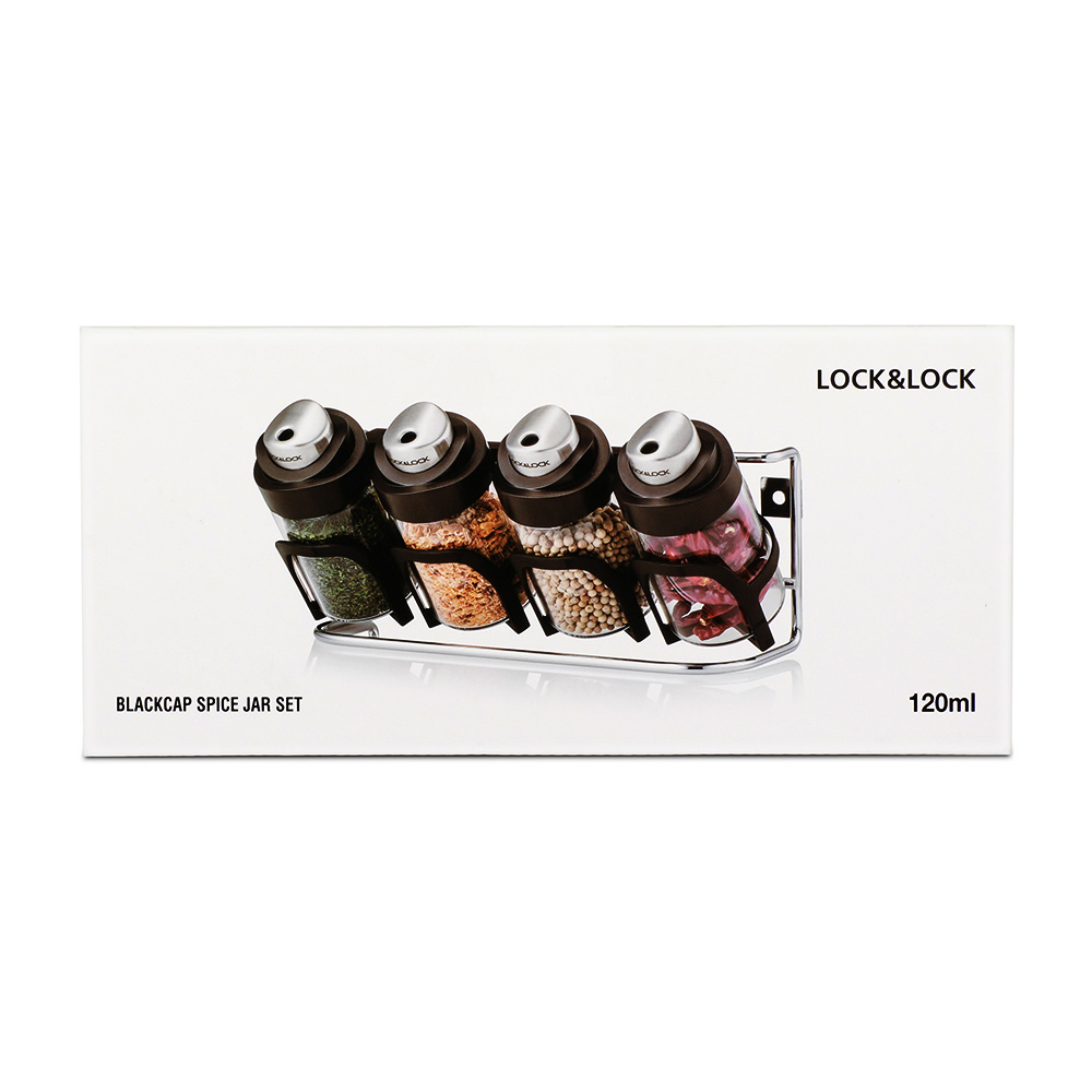 Lọ Đựng Gia Vị 4P Locknlock Blackcap - 120Ml - LLG843, , large image number 1